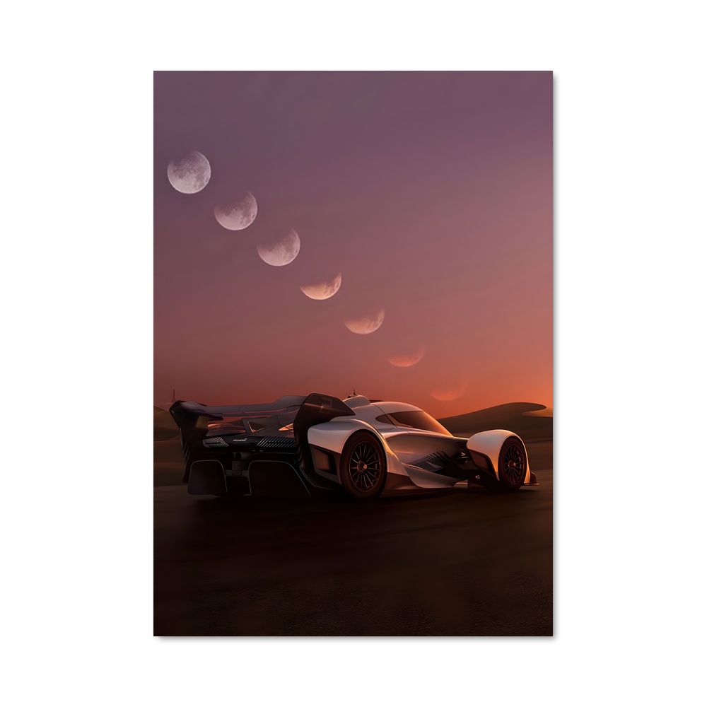 Poster superbe Solus GT – affiche Mclaren